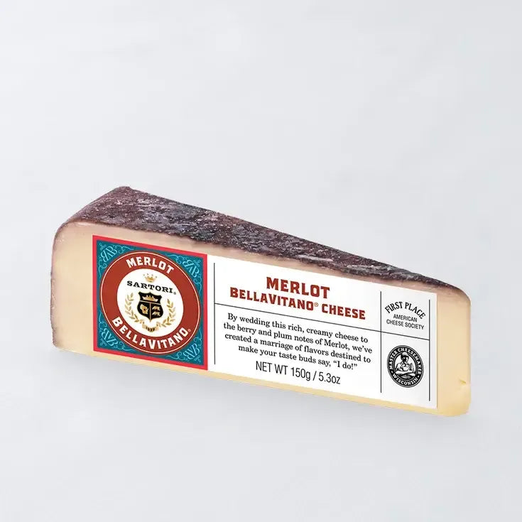 BellaVitano Merlot Cheese 5 oz Wedge