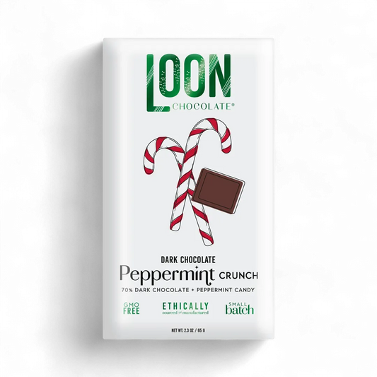 Dark Chocolate Peppermint Crunch by Loon Chocolate