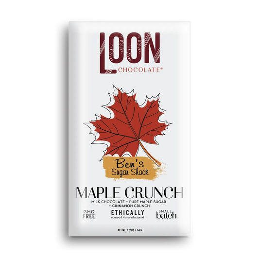 Milk Chocolate Maple Crunch by Loon Chocolate